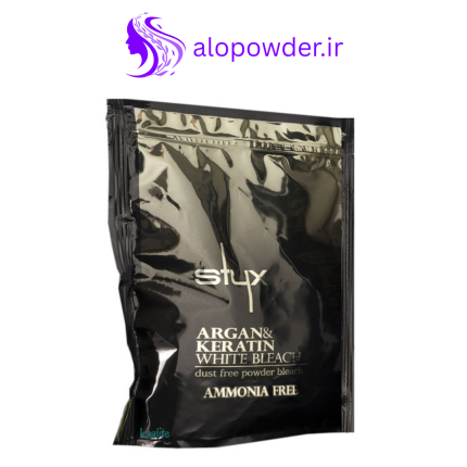 پودر دکلره استایکس سفید مدل AMMONIA FREE وزن 500 گرم