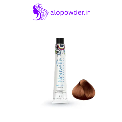 رنگ مو قهوه ای برنز روشن نوول Nouvelle شماره 5.43 حجم 100ml
