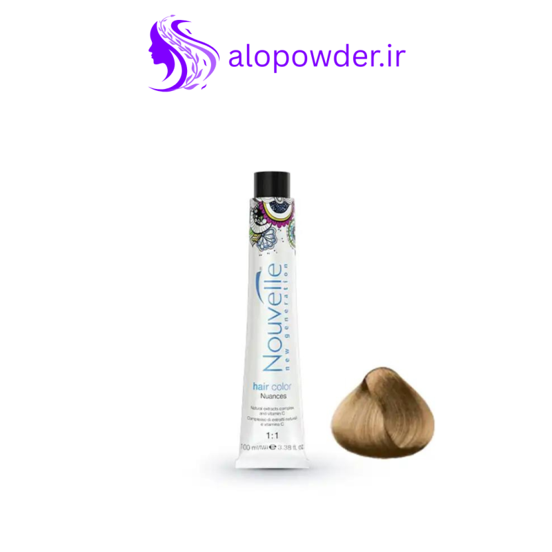رنگ مو بلوند بژ گرم روشن نوول Nouvelle شماره 8.31 حجم 100ml
