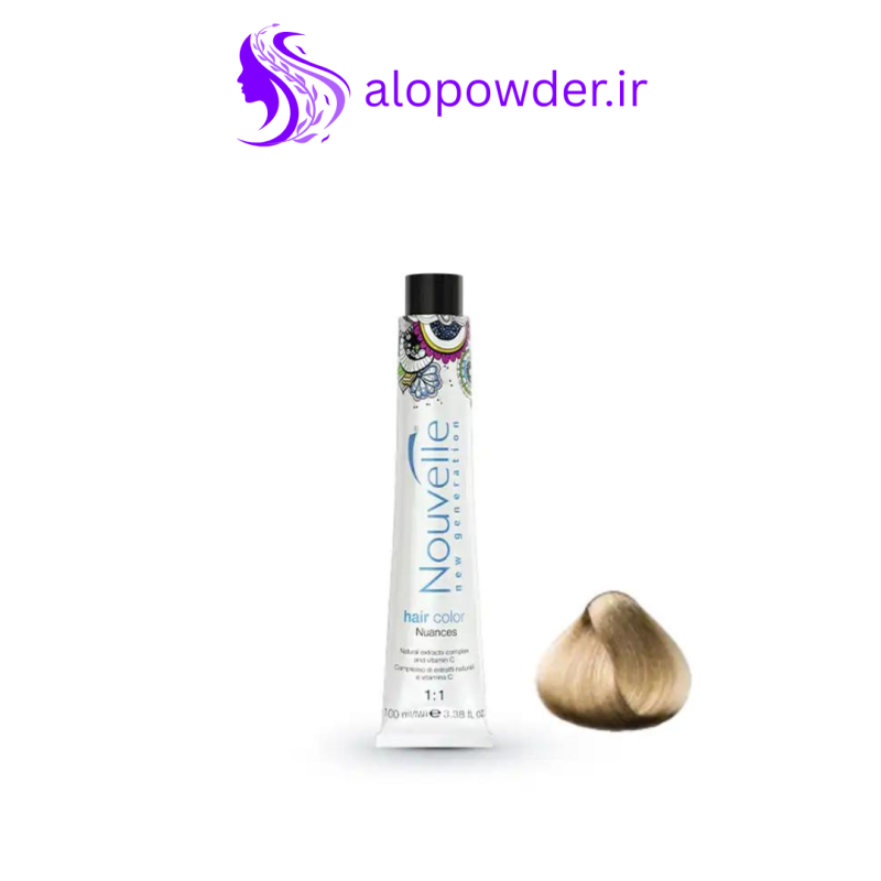 رنگ مو بلوند بژ سرد خیلی روشن نوول Nouvelle شماره 9.13 حجم 100ml