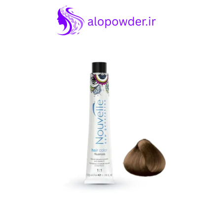 رنگ مو بلوند غلیظ تیره نوول Nouvelle شماره 6.0 حجم 100ml