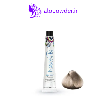 رنگ مو بلوند دودی خیلی روشن نوول Nouvelle شماره 9.1 حجم 100ml