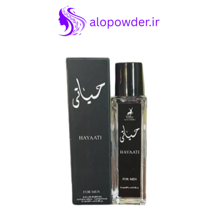 عطر ادوپرفیوم مردانه الحمبرا مدل حیاتی – Hayaati حجم ۳۵ میل
