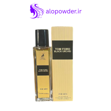 عطر ادوپرفیوم مردانه الحمبرا مدل تام فورد بلک اورکید – Tom Ford Black Orchid حجم ۳۵ میل